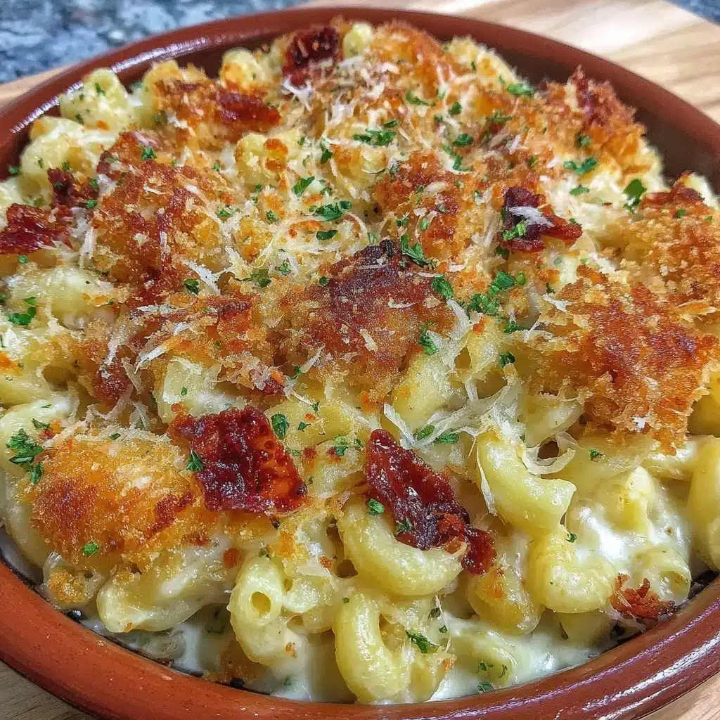 Delicious Air Fryer Mac and Cheese served in a bowl, showcasing creamy texture and golden crust.