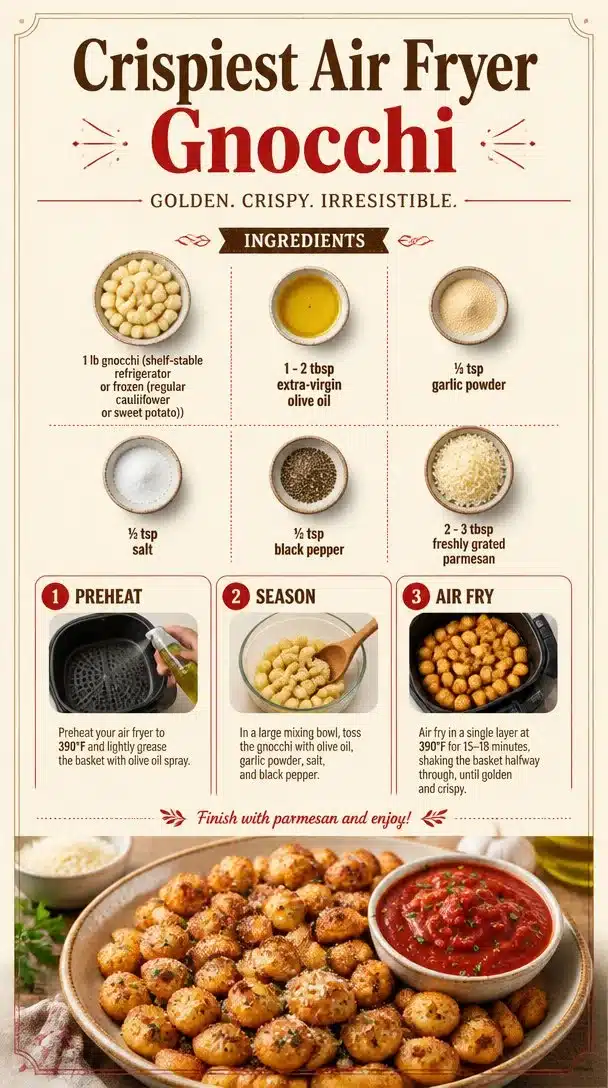 Crispiest Air Fryer Gnocchi