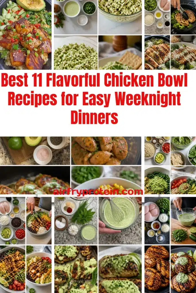 Delicious chicken bowl recipes for quick weeknight meals