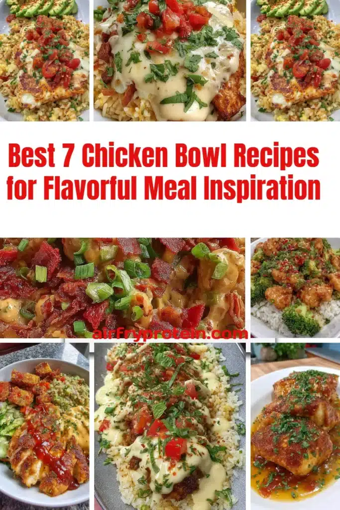 Delicious chicken bowl recipes for meal inspiration and flavorful dinners