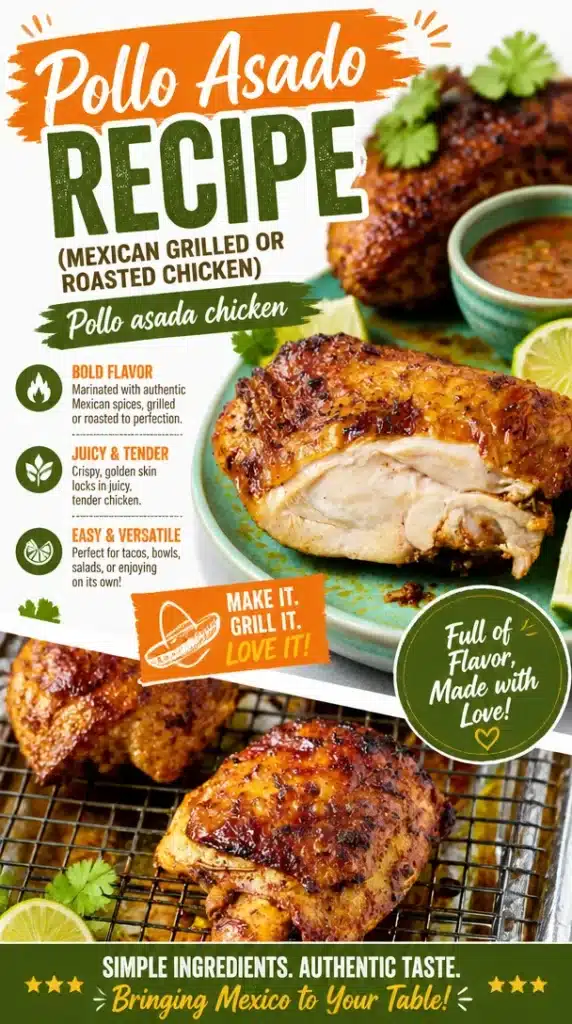 Delicious grilled chicken garnished with lime and herbs